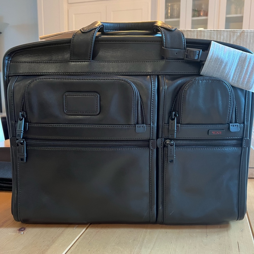 Tumi Expandable Organizer Laptop Brief - Brand New, Never Used